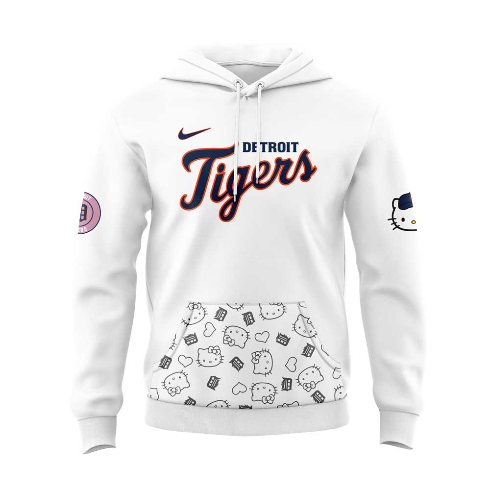 Detroit Tigers x Hello Kitty Night Game Hoodie