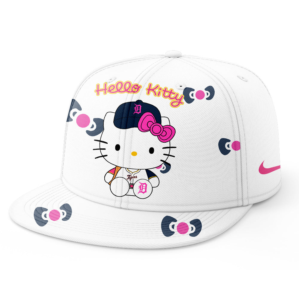 Detroit Tigers x Hello Kitty Night Game Pink Logo Jersey