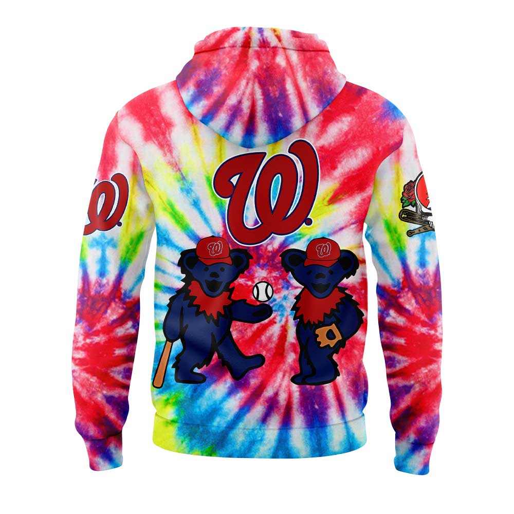 Washington Nationals x Grateful Dead New Night Hoodie