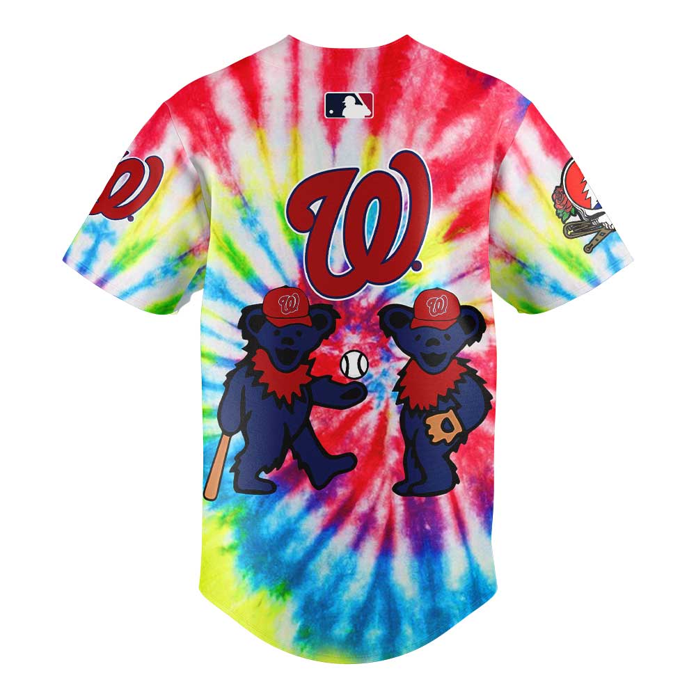 Washington Nationals x Grateful Dead New Night Jersey