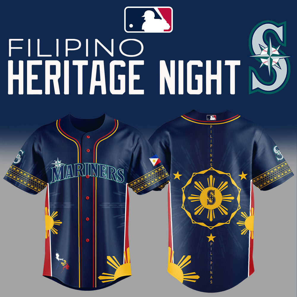 Seattle Mariners Filipino Heritage Night 2025 Combo Jersey