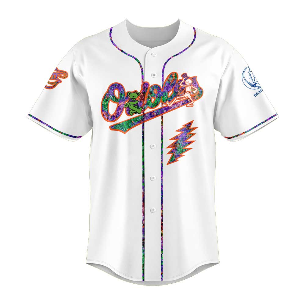 Baltimore Orioles Grateful Dead Night Jersey