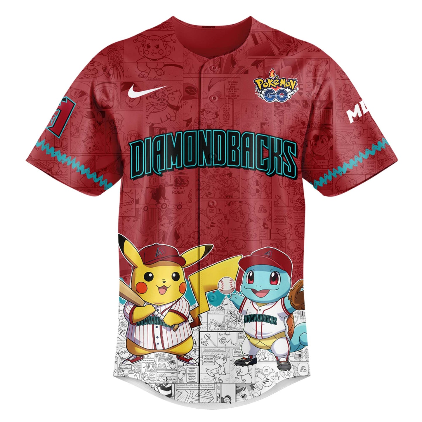 Arizona Diamondbacks x Polemon GO Special Edition Jersey