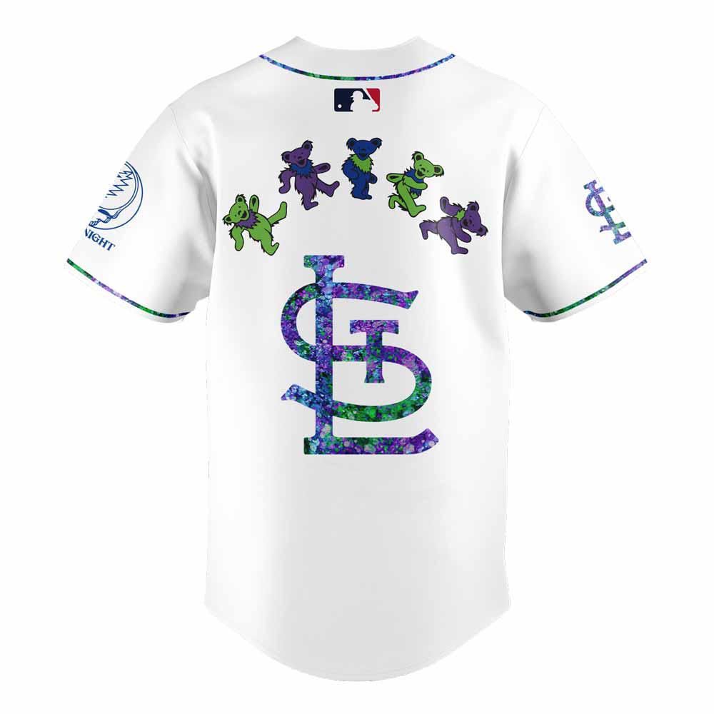 St.Louis Cardinals Grateful Dead Night Jersey