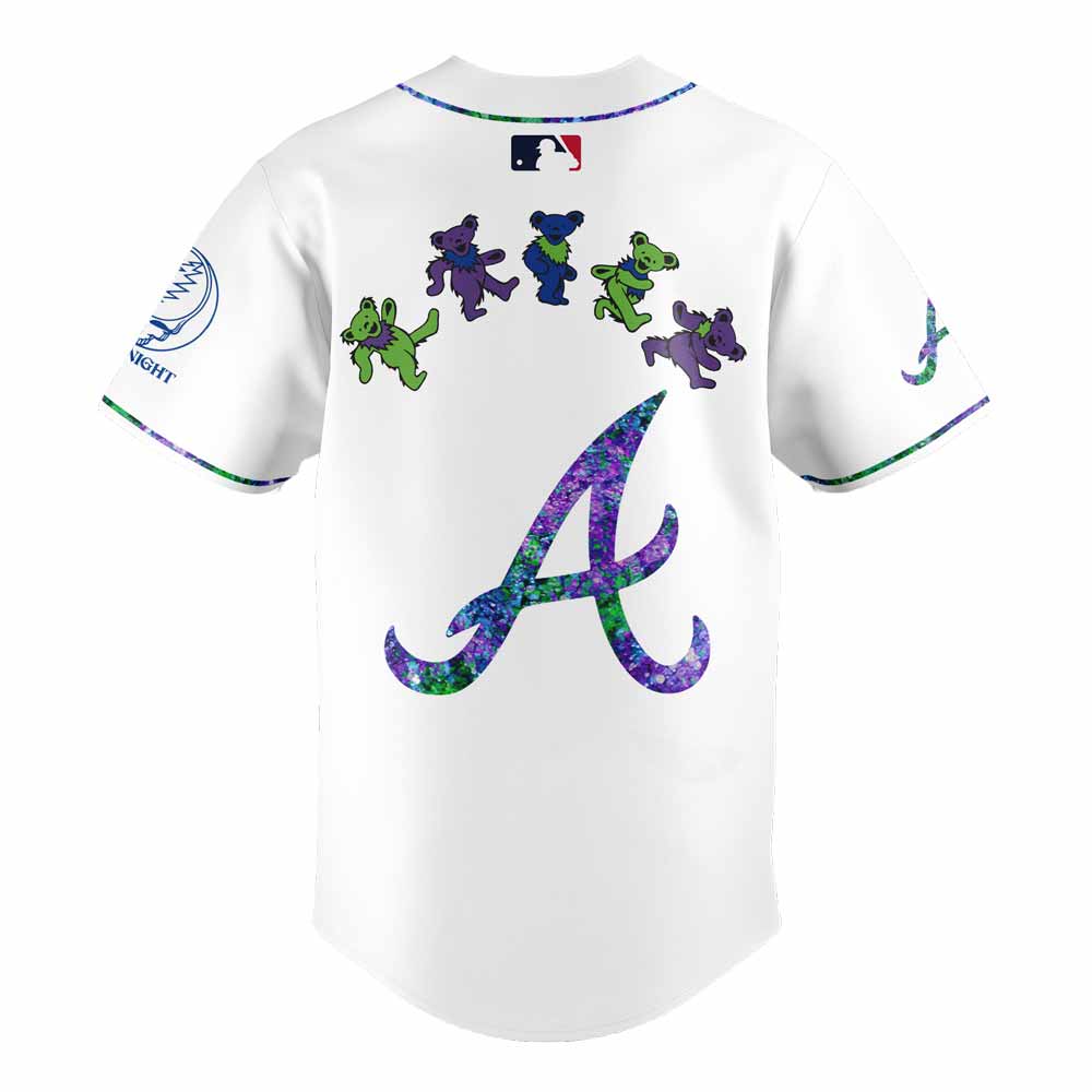 Atlanta Braves Grateful Dead Night Jersey