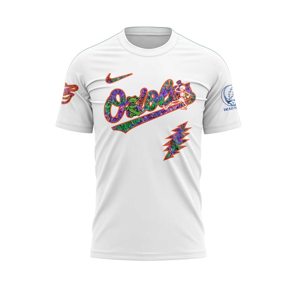 Baltimore Orioles Grateful Dead Night Tshirt