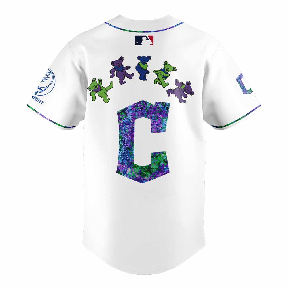 Cleveland Guardians Grateful Dead Night Jersey