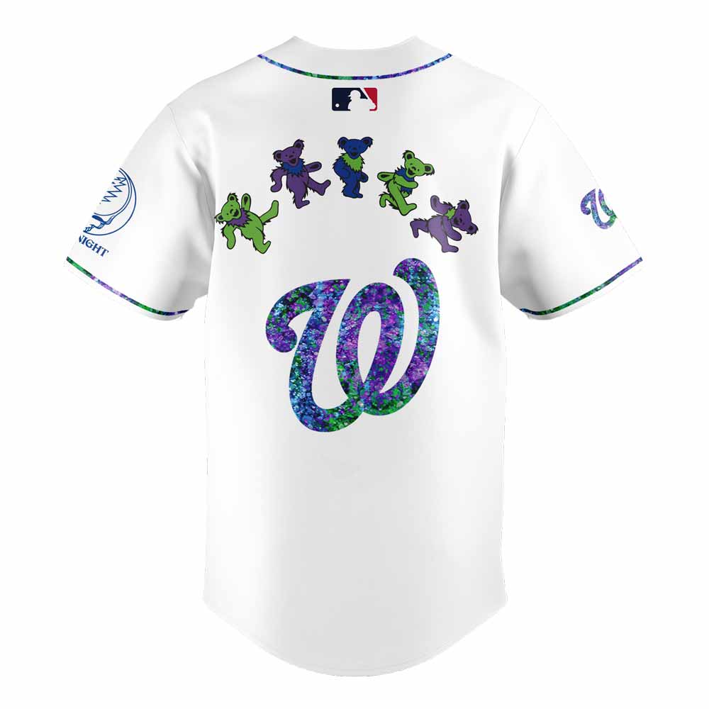 Washington Nationals Grateful Dead Night Jersey
