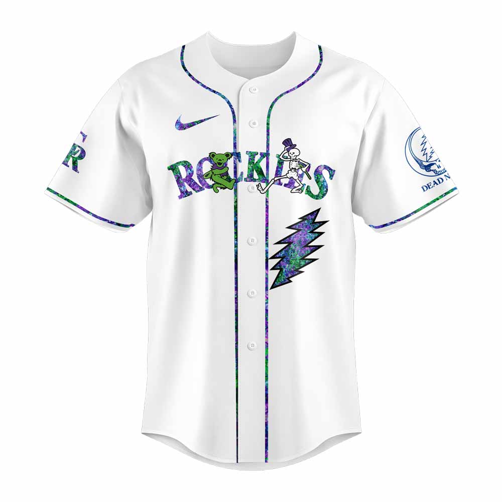 Colorado Rockies Grateful Dead Night Jersey