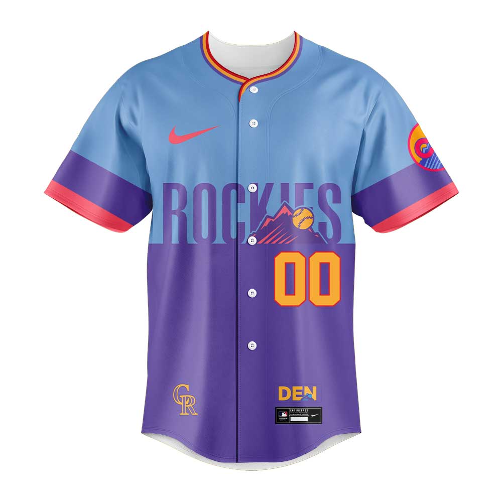 Colorado Rockies New City Connect Uniforms Higher-Further-Together Jersey
