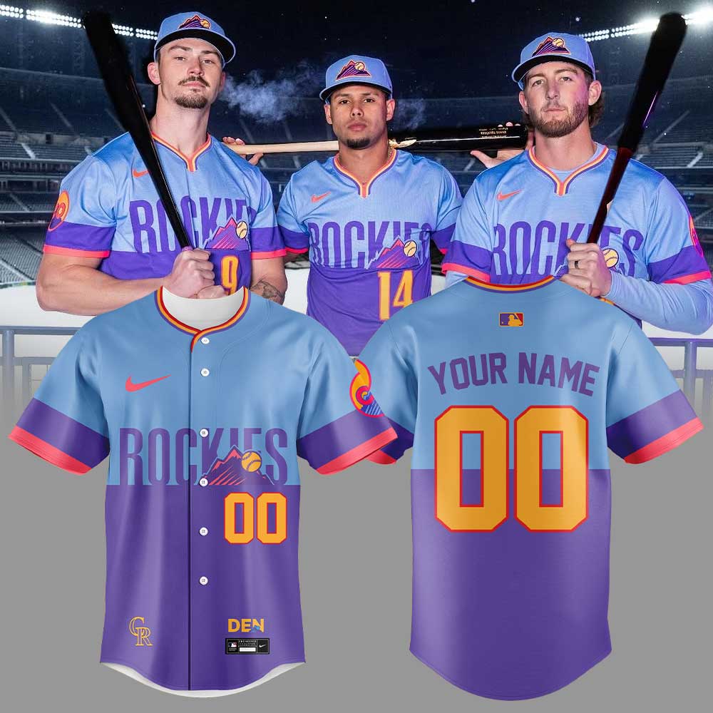 Colorado Rockies New City Connect Uniforms Higher-Further-Together Jersey
