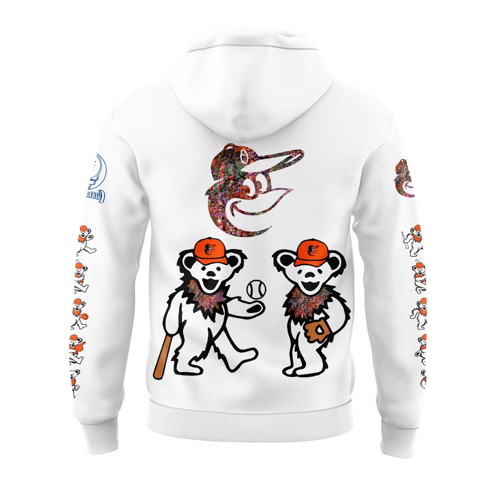 Baltimore Orioles Grateful Dead Night Hoodie
