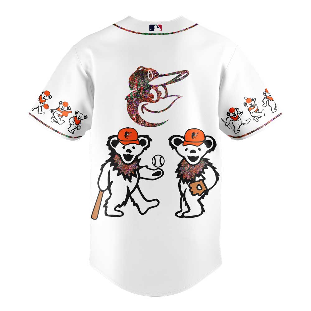 Baltimore Orioles Grateful Dead Night Jersey