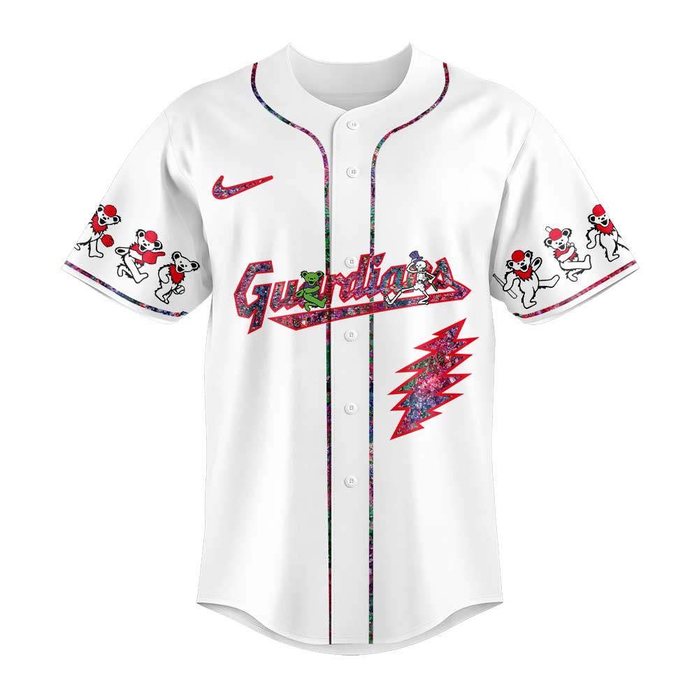 Cleveland Guardians Grateful Dead Night Jersey