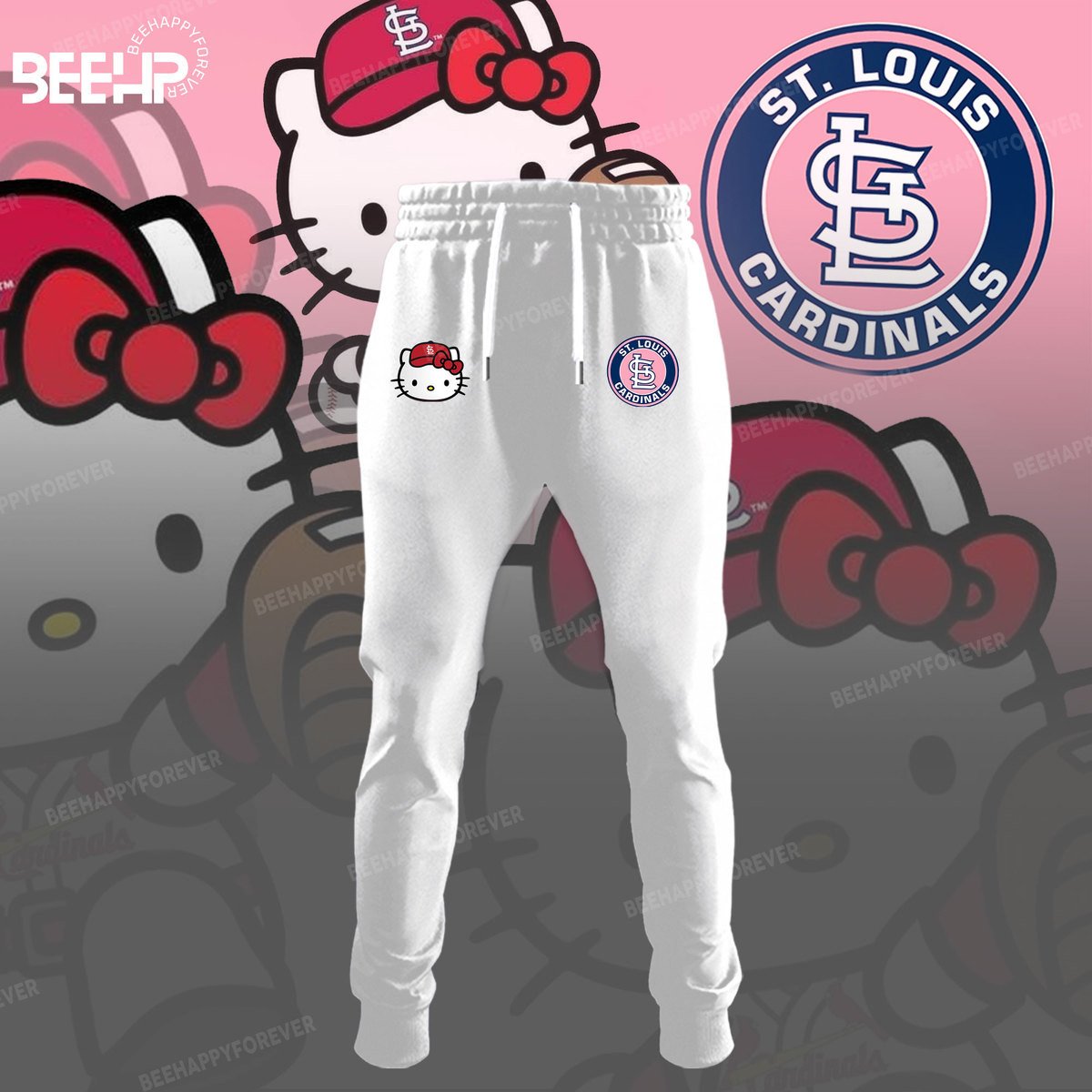 St. Louis Cardinals x Hello Kitty 50th Anniversary Baseball Jersey