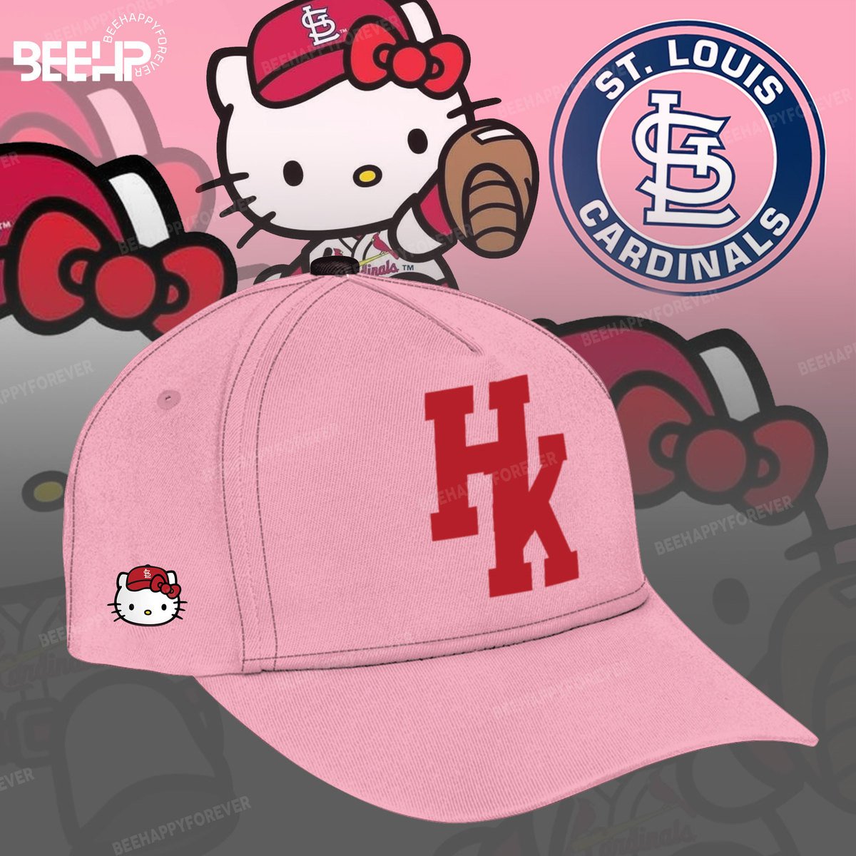 St. Louis Cardinals x Hello Kitty 50th Anniversary Baseball Jersey