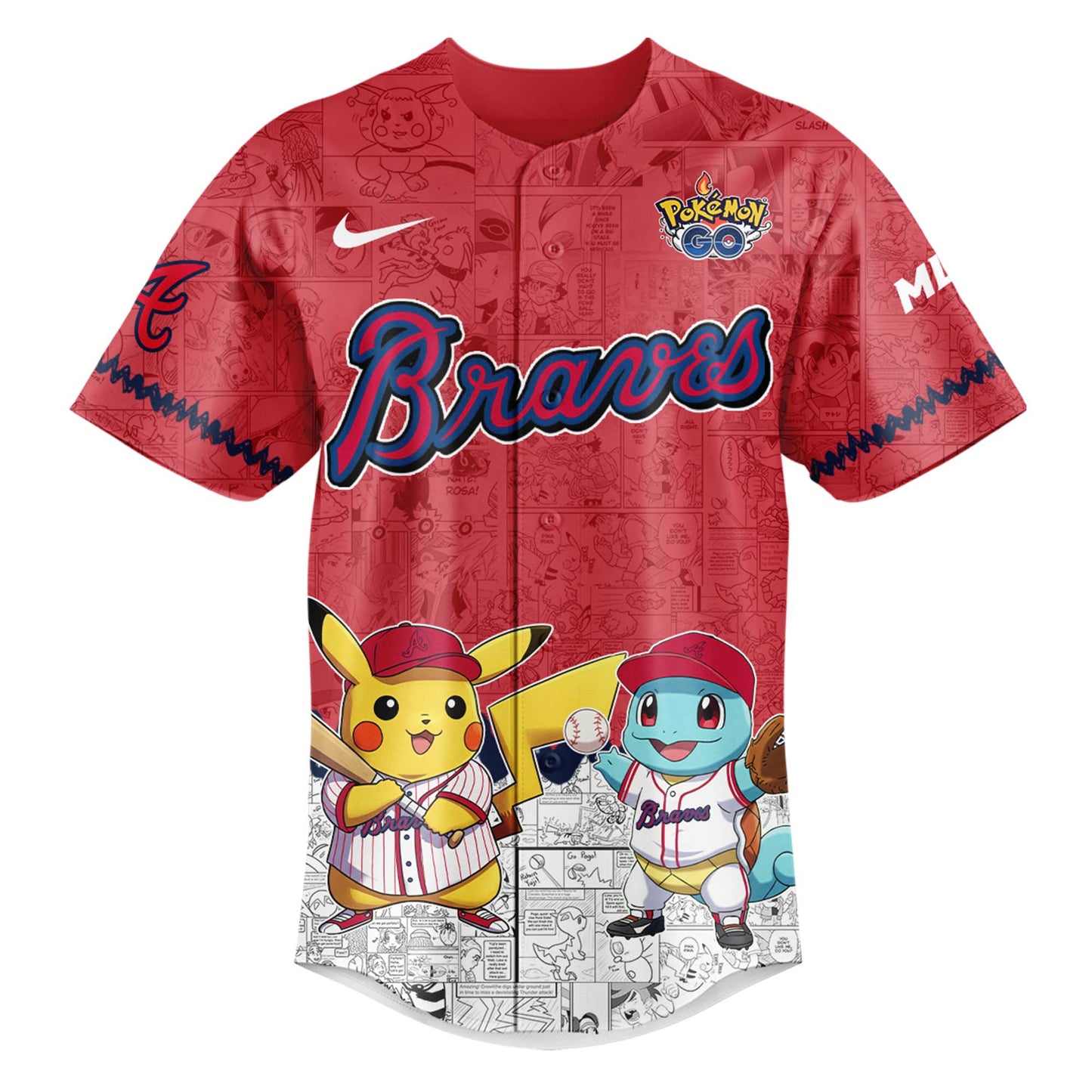 Atlanta Braves x Polemon GO Special Edition Jersey