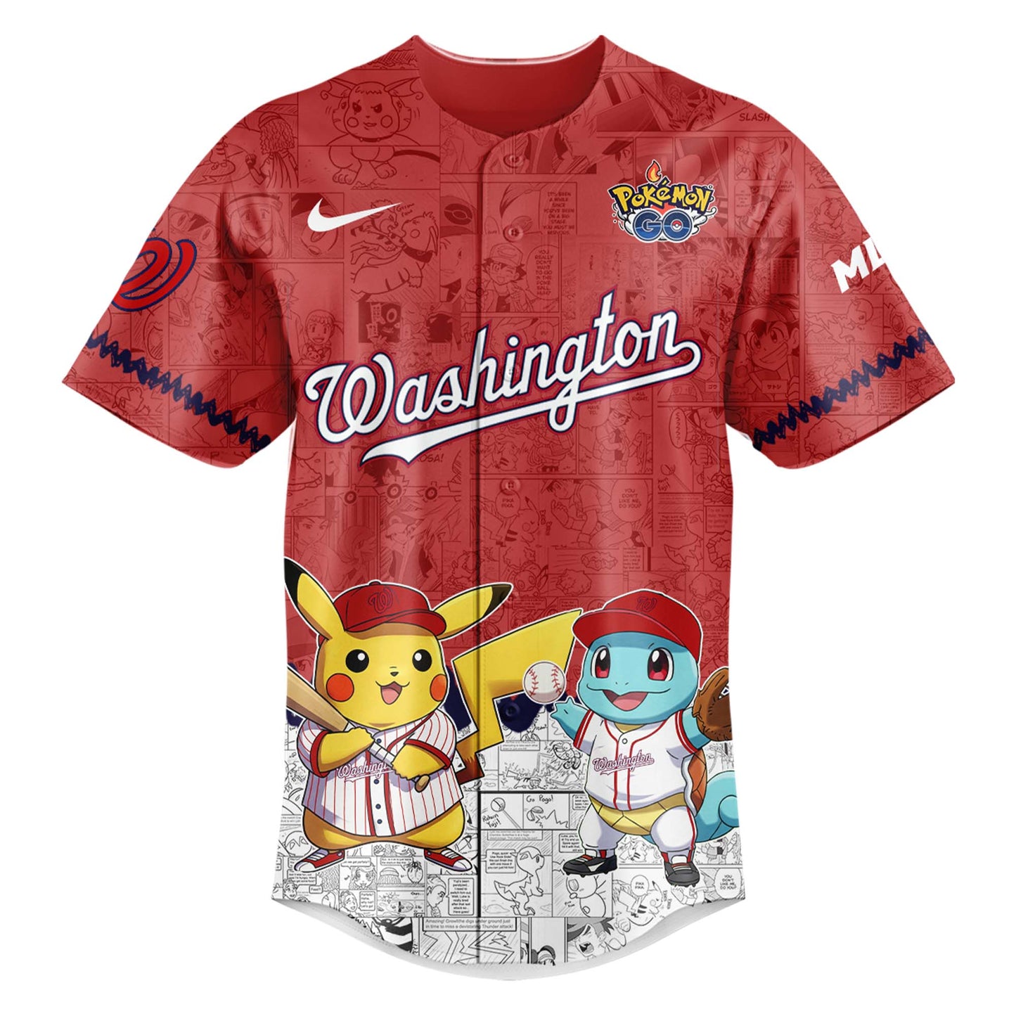 Washington Nationals x Polemon GO Special Edition Jersey