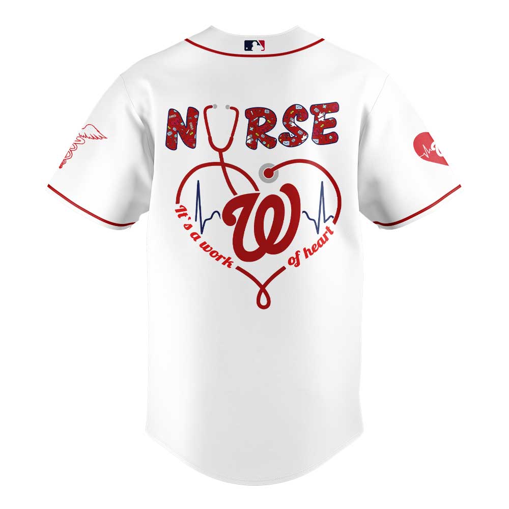 Washington Nationals Nurses Appreciation Night Jersey
