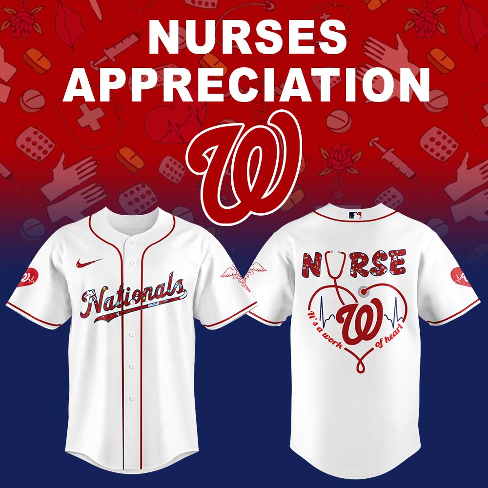 Washington Nationals Nurses Appreciation Night Jersey