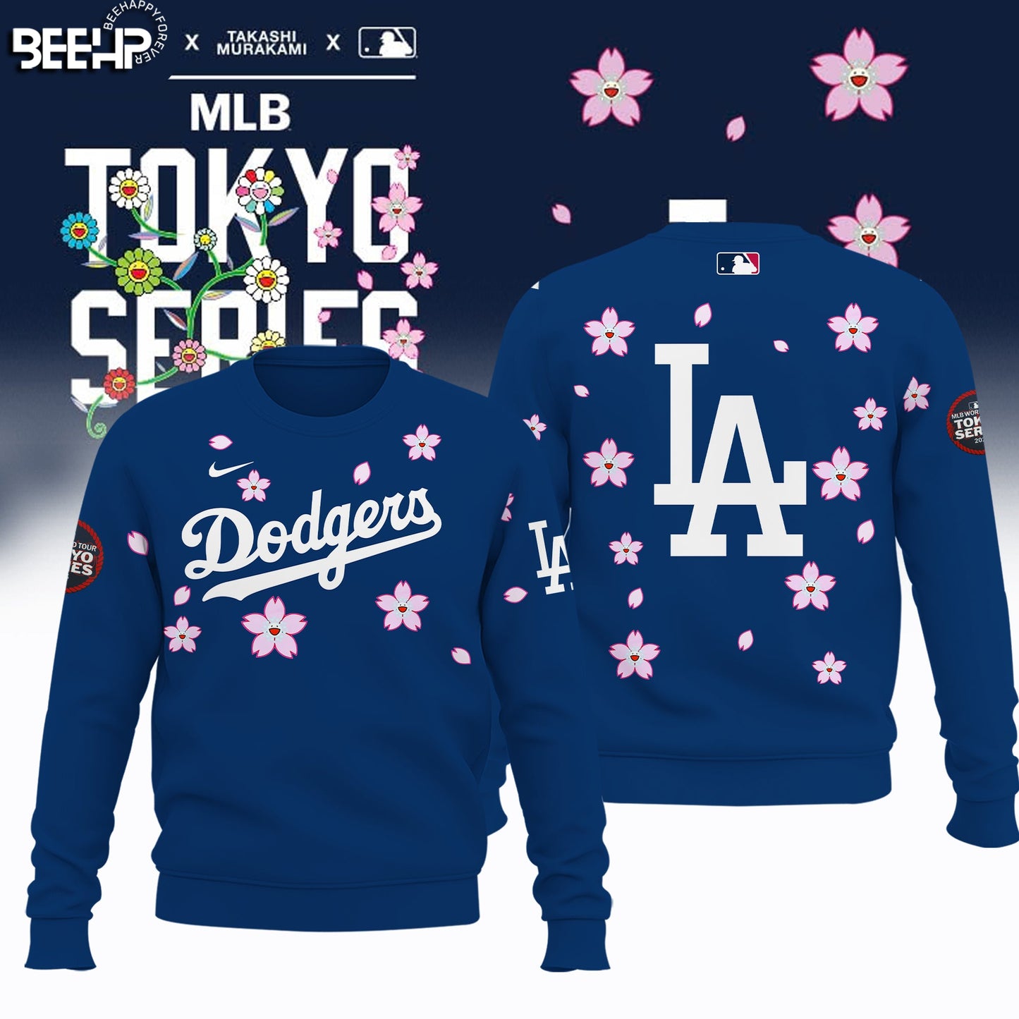 Los Angeles Dodgers Takashi Murakami x MLB World Tour Tokyo Series 2025 Sweatshirt