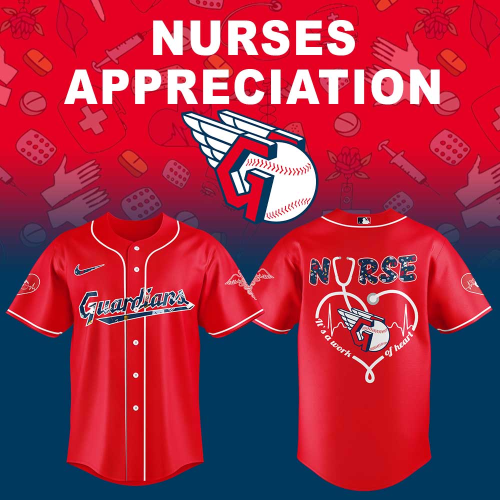 Cleveland Guardians Nurses Appreciation Night Red Jersey