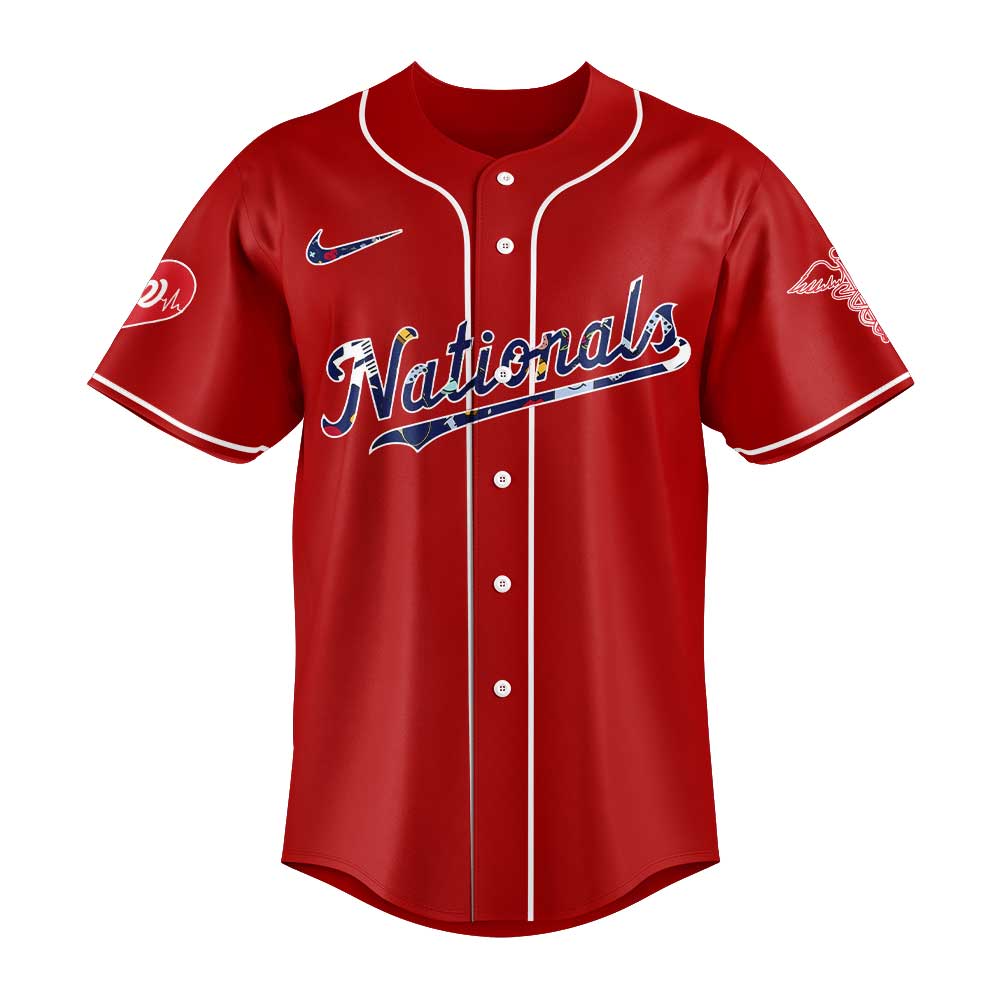 Washington Nationals Nurses Appreciation Night Red Jersey