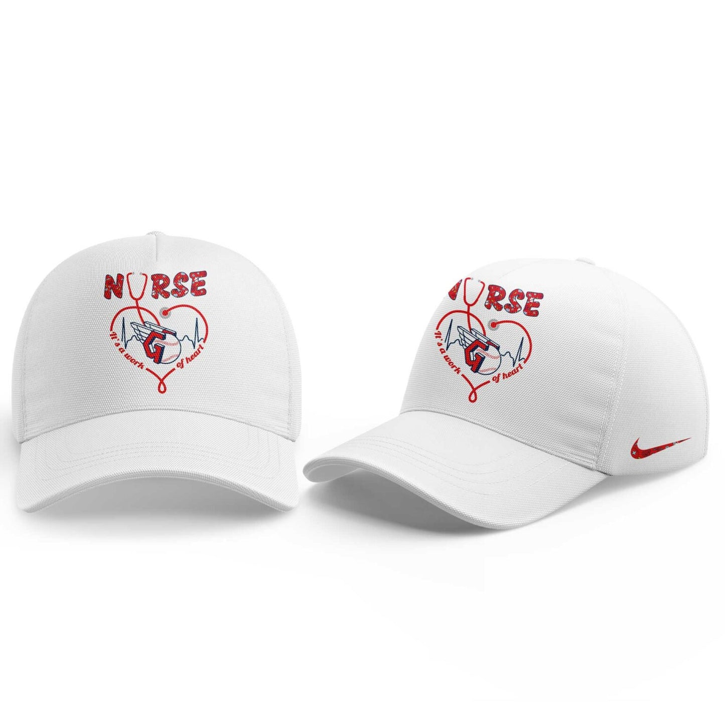 Cleveland Guardians Nurses Appreciation White Hoodie