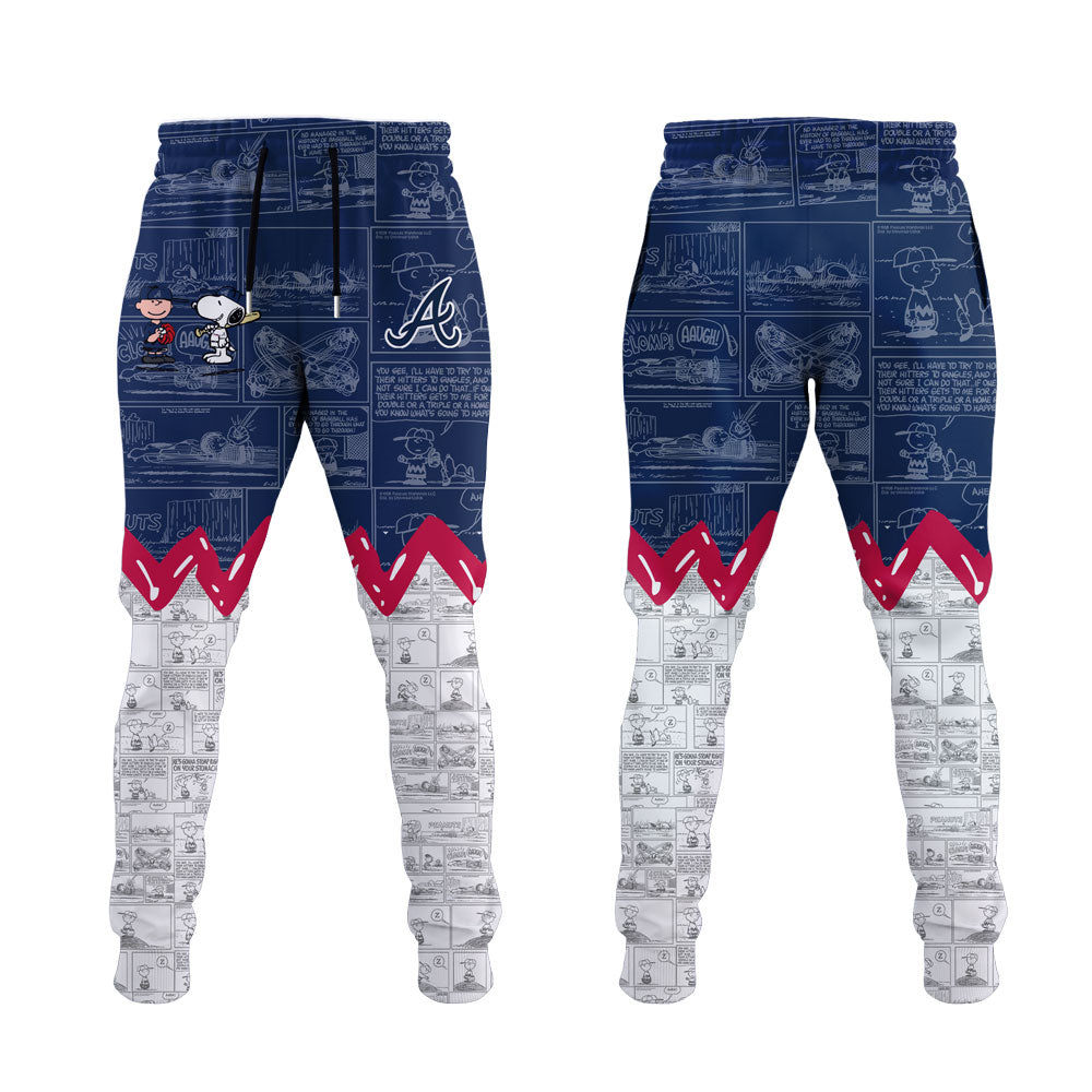 Atlanta Braves 75th Anniversary of Peanuts New Hoodie