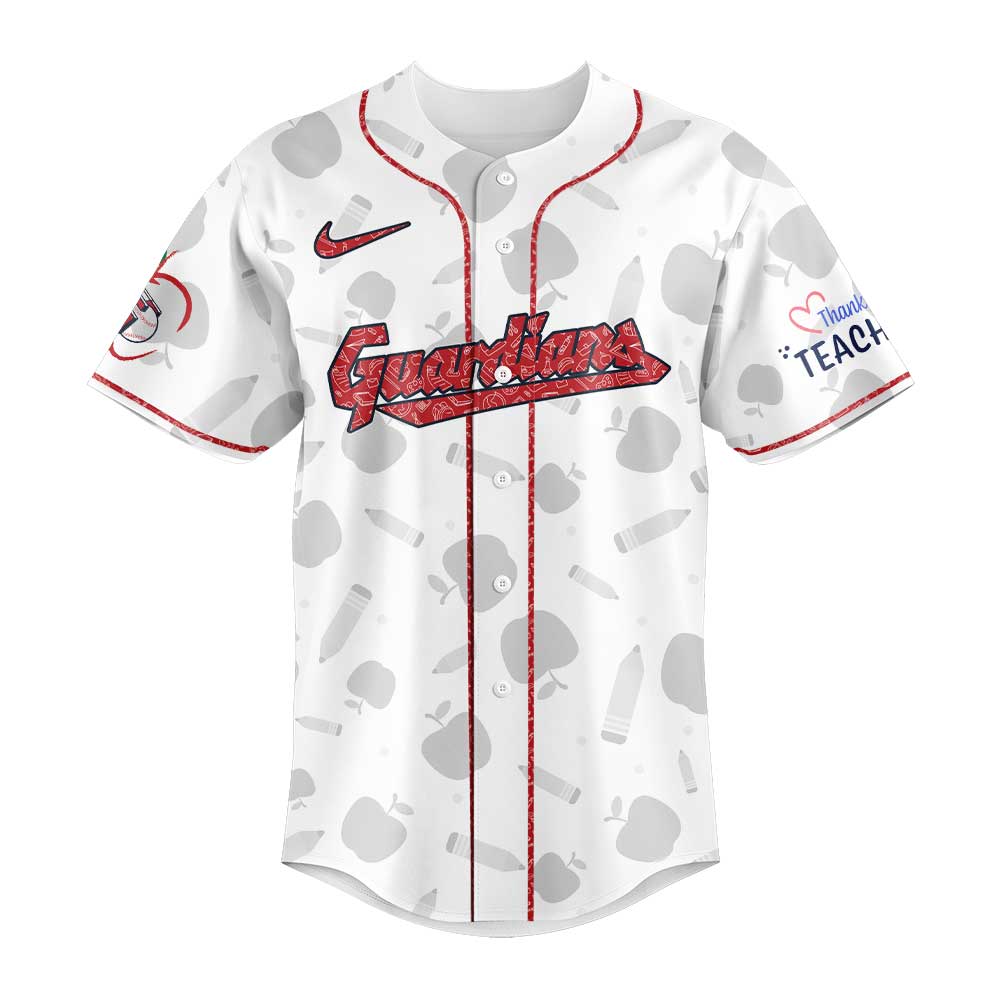 Cleveland Guardians Teacher Appreciation Red Jersey