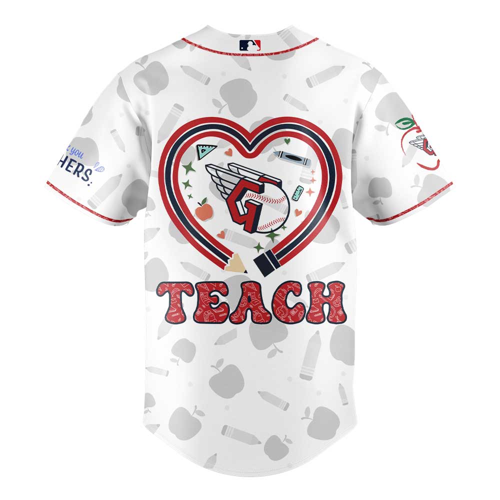Cleveland Guardians Teacher Appreciation Red Jersey
