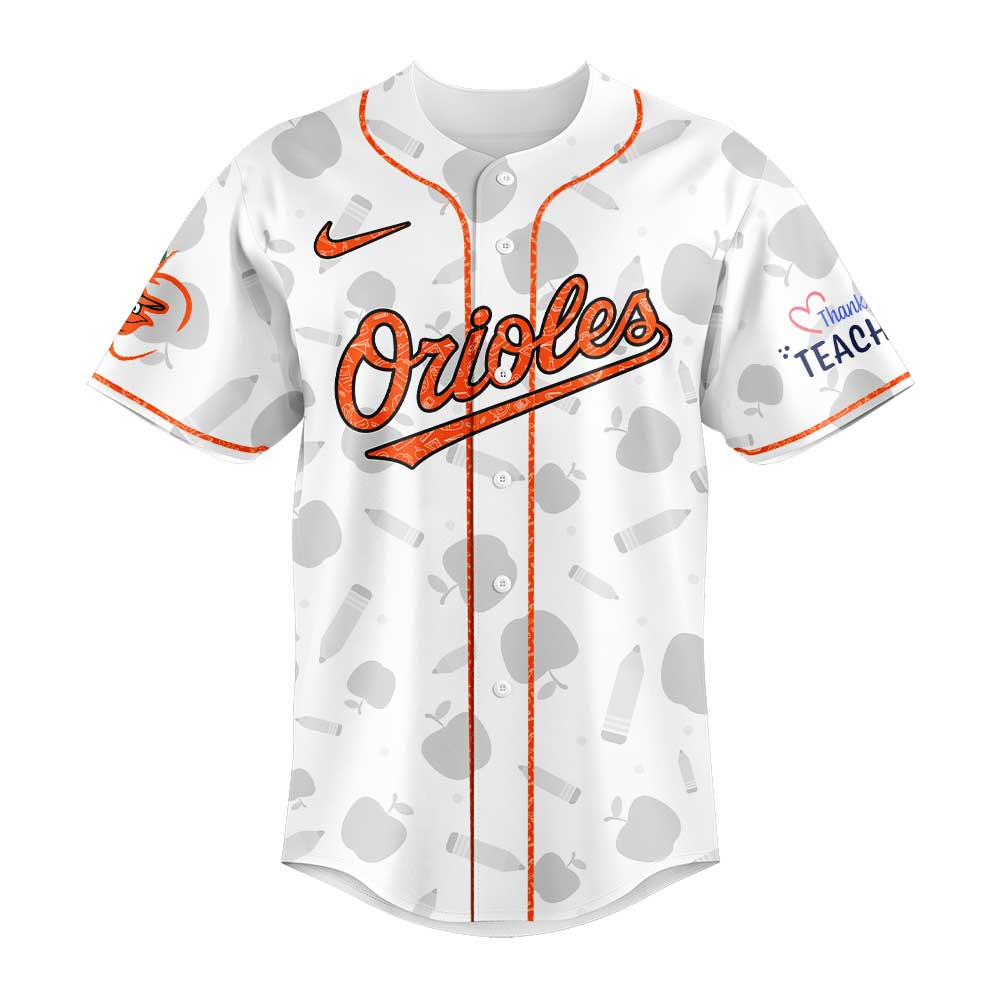 Baltimore Orioles Teacher Appreciation Jersey
