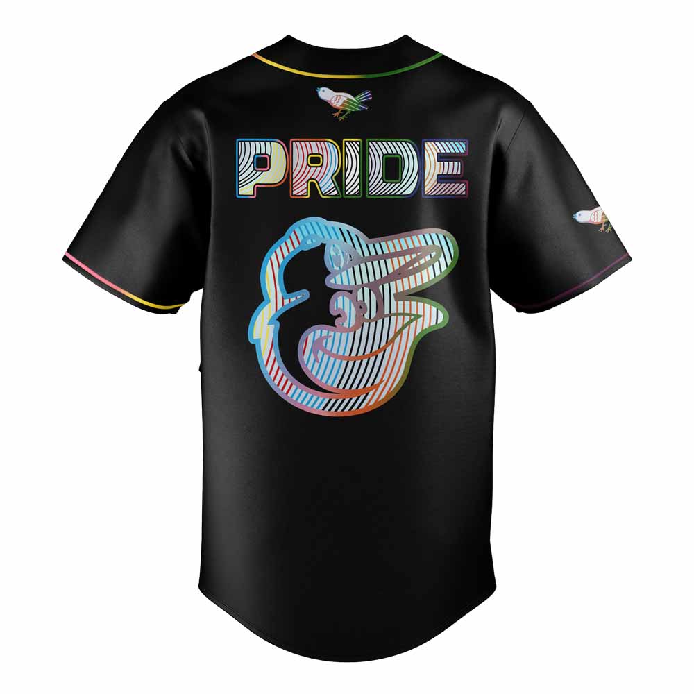 Baltimore Orioles LGBTQ Pride Night 2025 Jersey Flat Cap Set