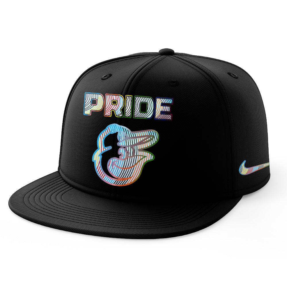 Baltimore Orioles LGBTQ Pride Night 2025 Jersey Flat Cap Set