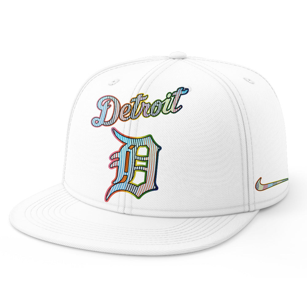 Detroit Tigers LGBTQ Pride Night 2025 Jersey Flat Cap Set
