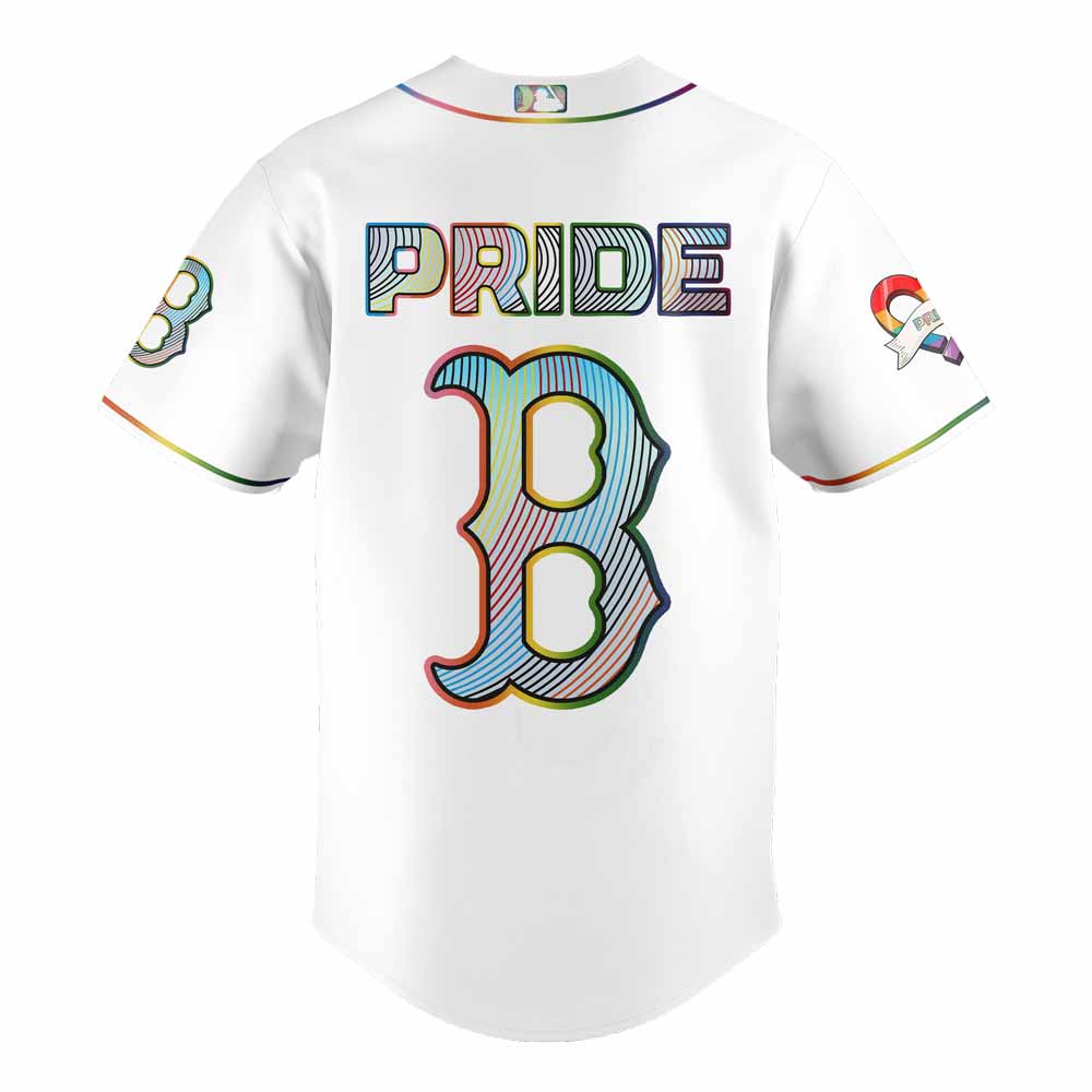 Boston Red Sox LGBTQ Pride Night 2025 Jersey Flat Cap Set