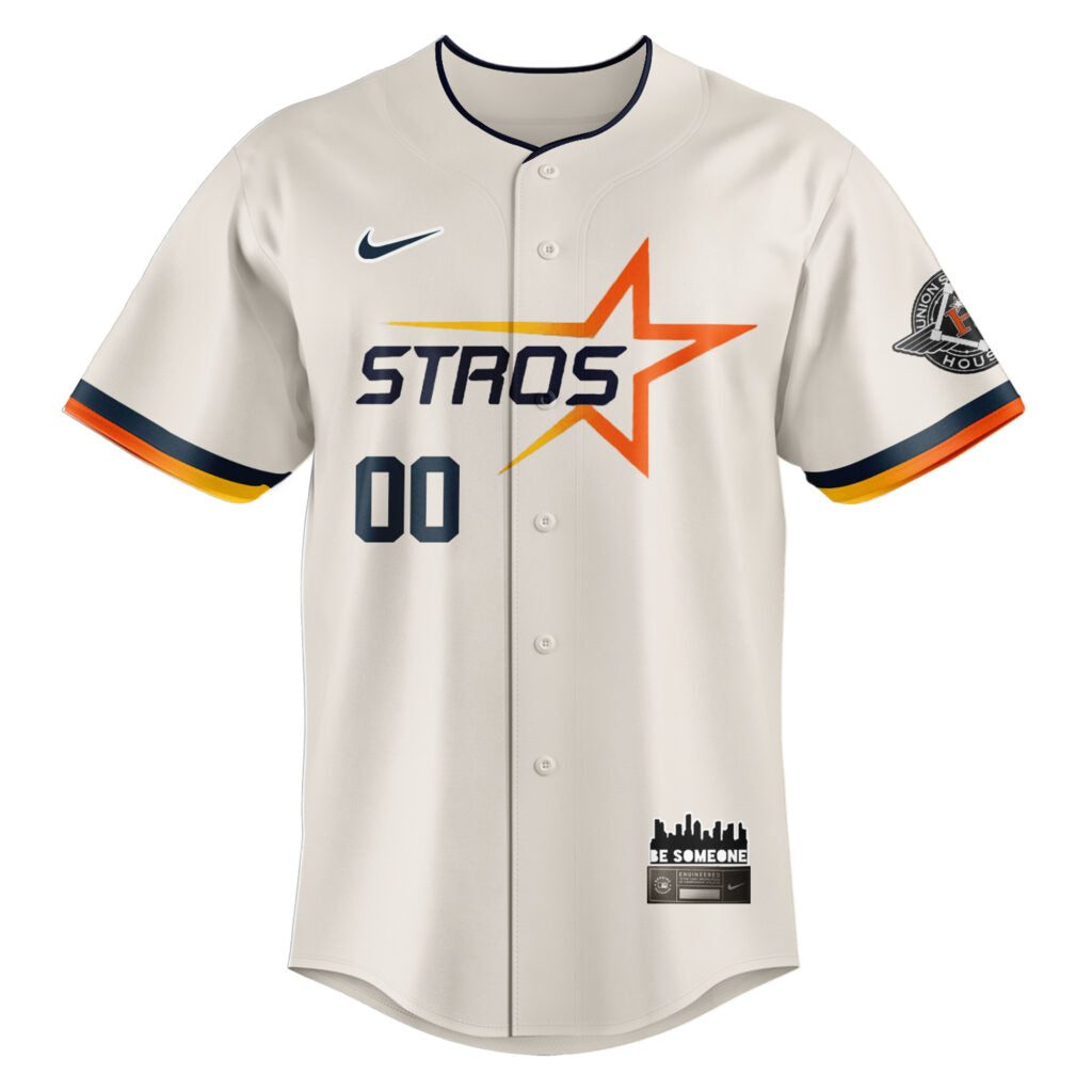 Houston Astros 2025 City Connect Special Edition Jersey Classic Cream
