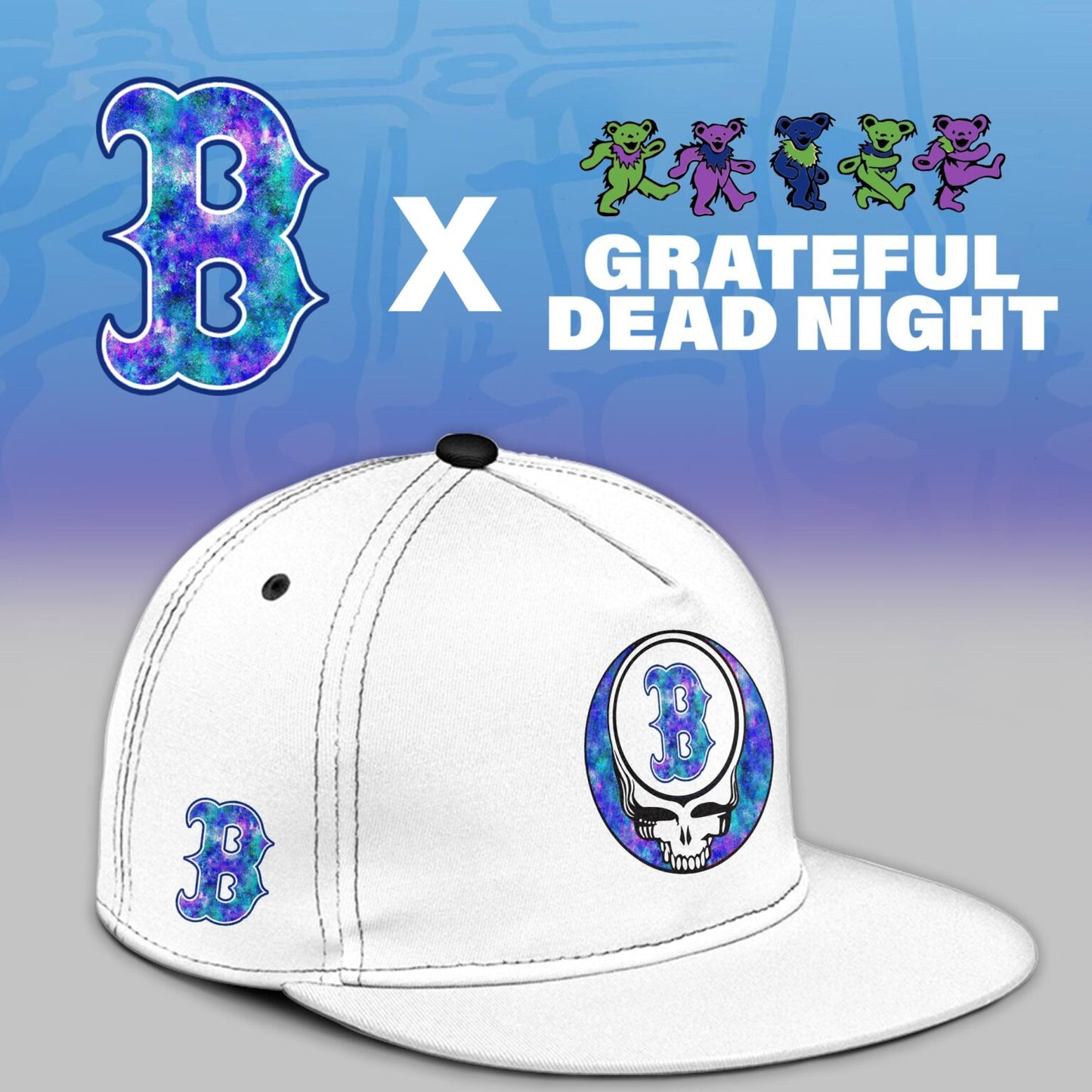 Boston Red Sox Grateful Dead Night Jersey