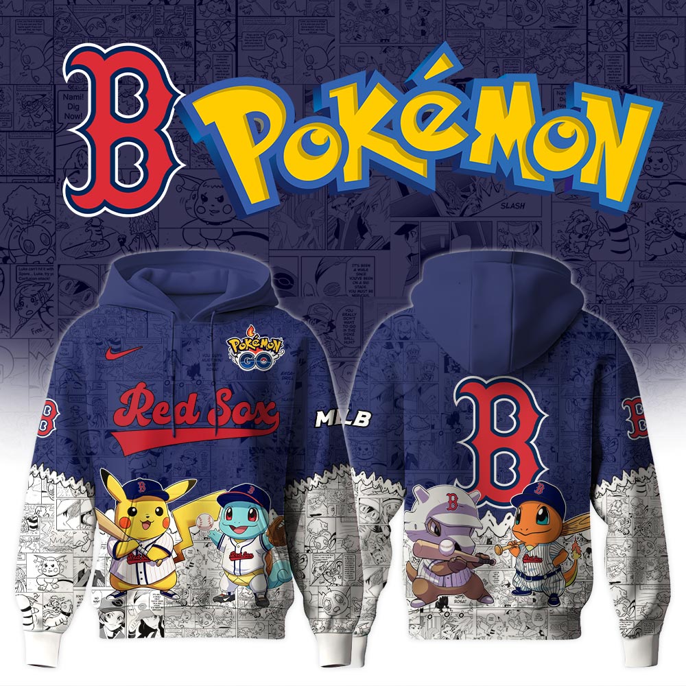 Boston Red Sox x Polemon GO Special Edition Hoodie