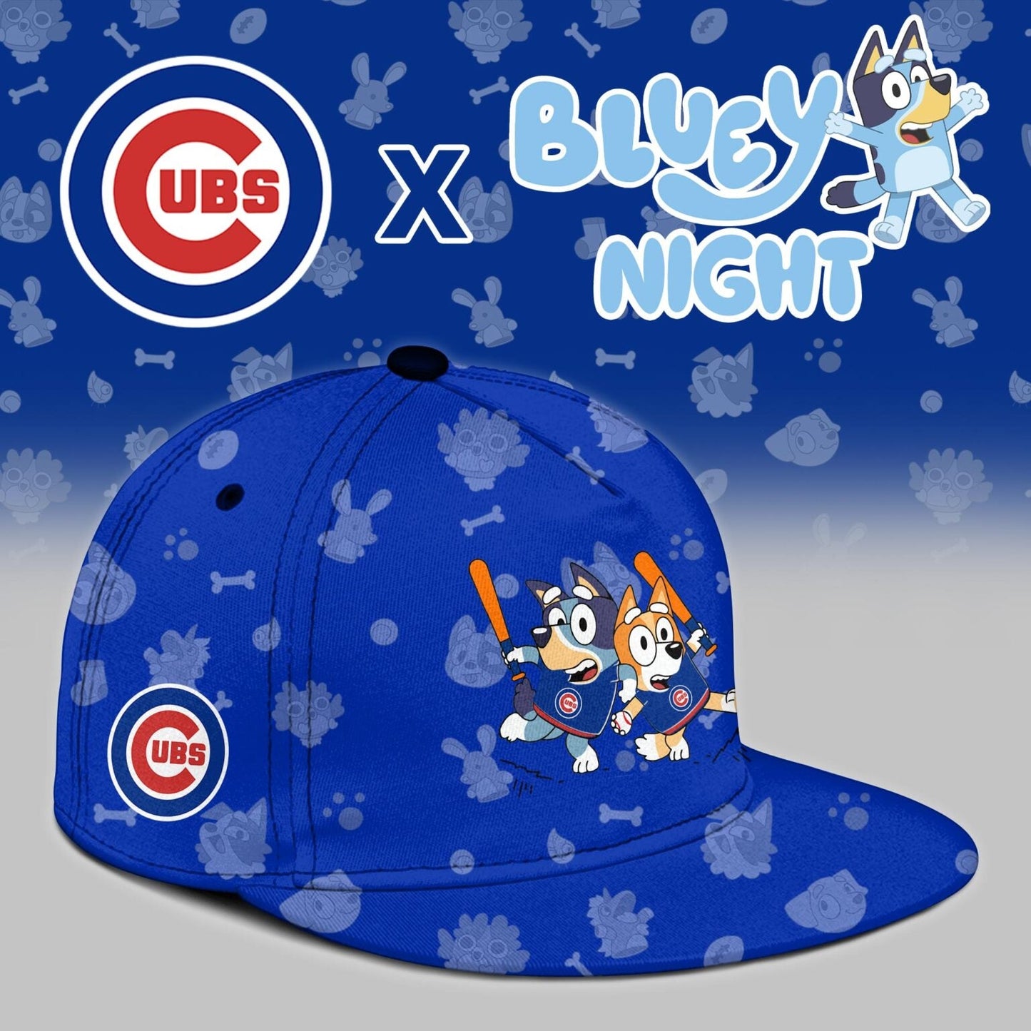 Chicago Cubs 2025 Bluey Night Limited Jersey