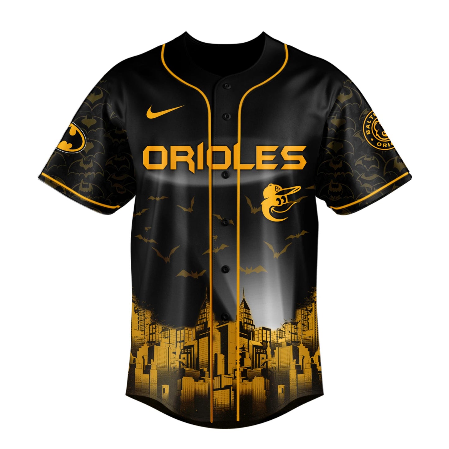 Baltimore Orioles x DC Batman Game Night Special Edition Jersey