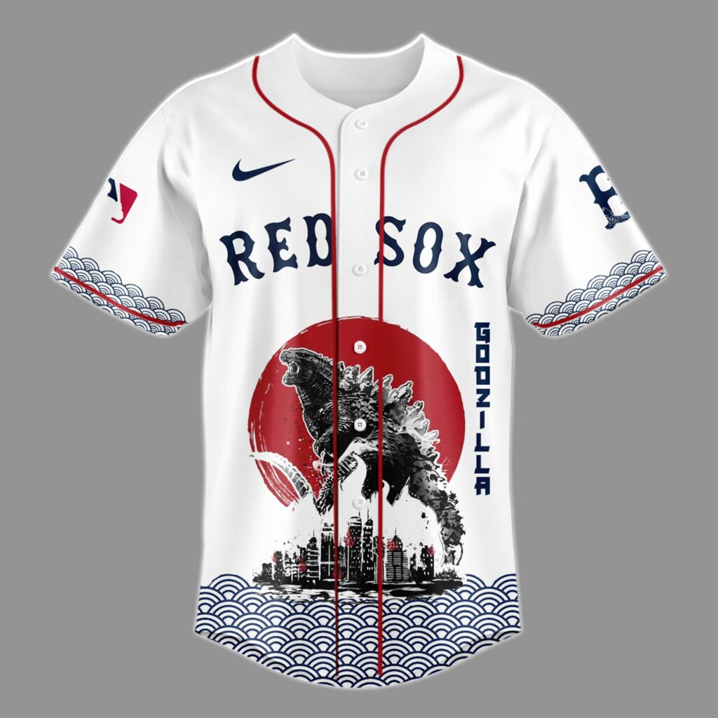 Godzilla x Boston Red Sox Japan Edition Jersey 2025