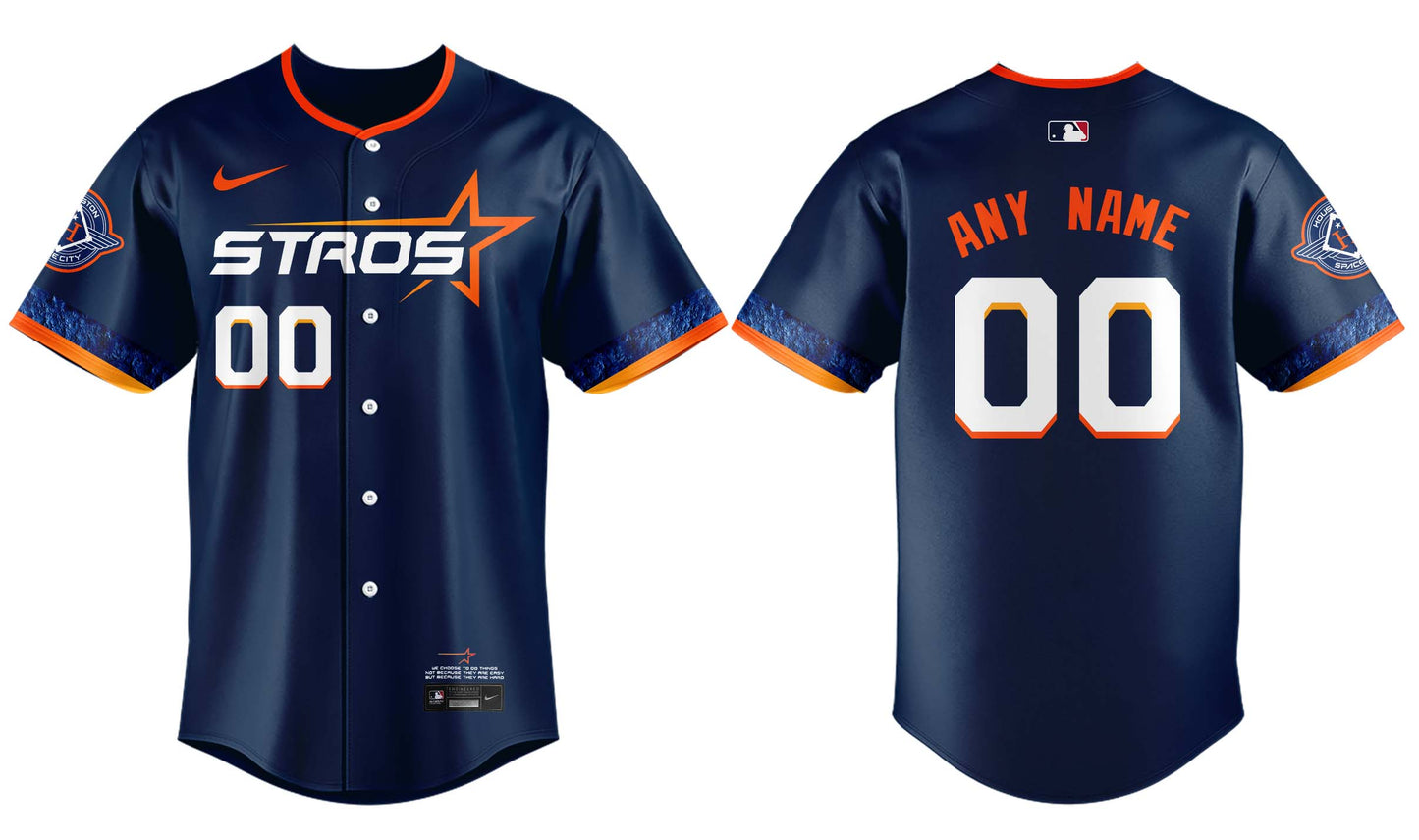 Astros Baseball City Connect 2025 Limited “The Next Frontier” Custom Jersey