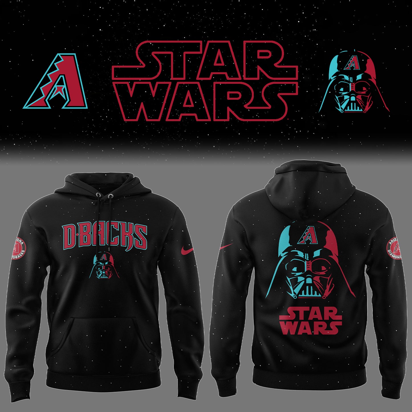 Arizona Diamondbacks 2025 Limited “Diamondbacks x Stars Wars” Hoodie