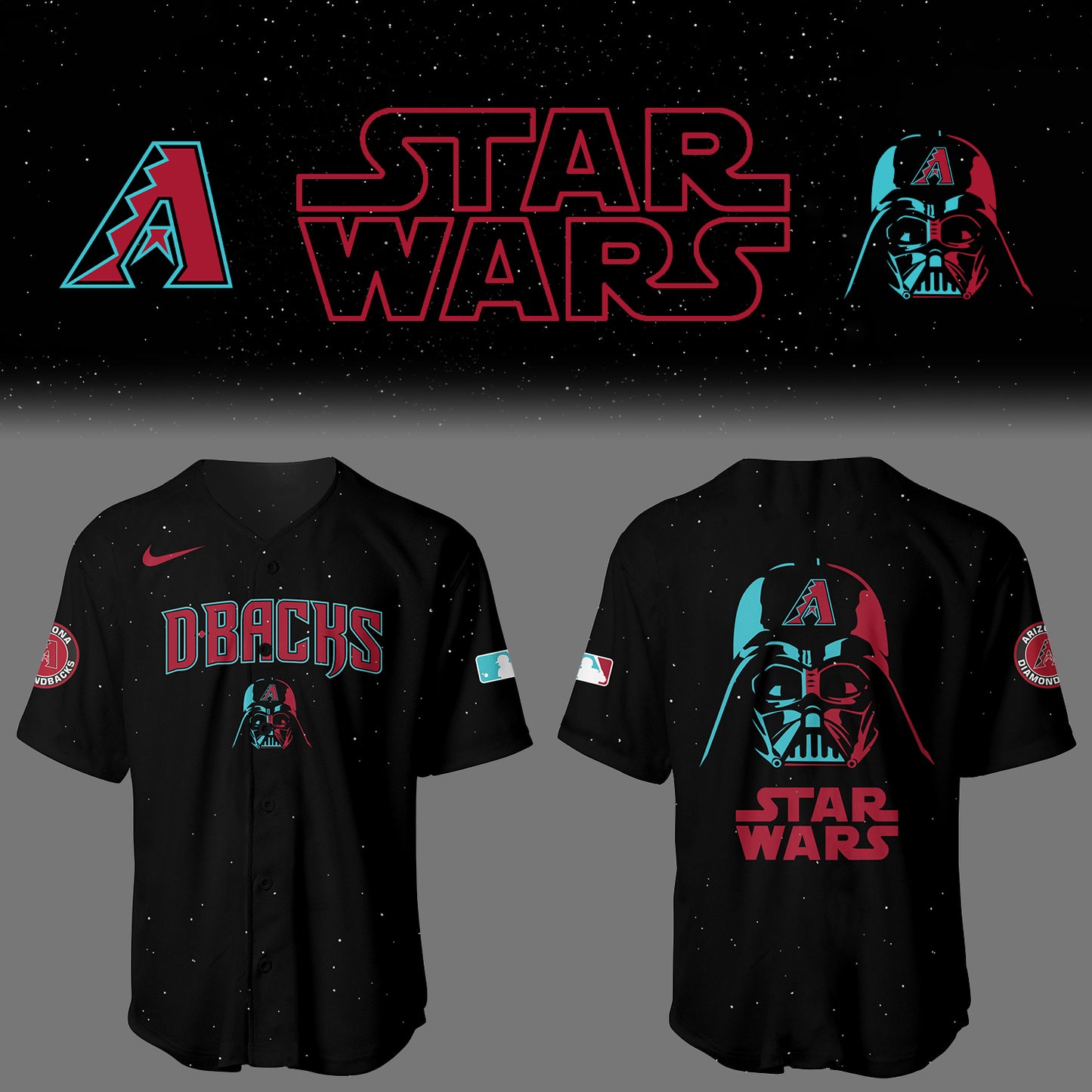 Arizona Diamondbacks 2025 Limited “Diamondbacks x Stars Wars” Jersey