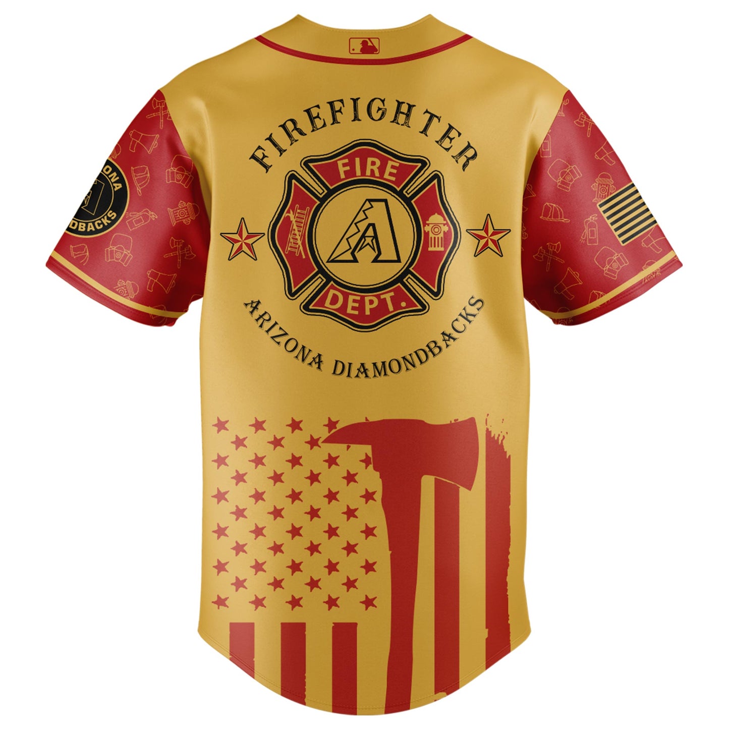 Arizona Diamondbacks MLB x Firefighter Appreciation Night Special Edition Jersey 2025