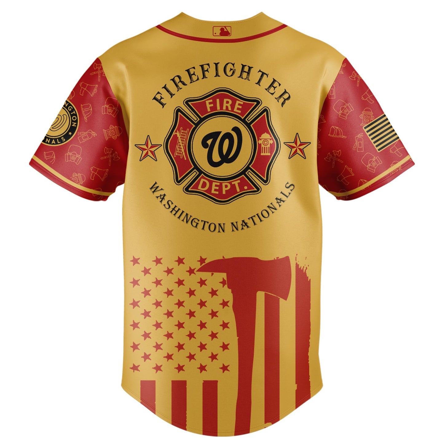 Washington Nationals MLB x Firefighter Appreciation Night Special Edition Jersey 2025