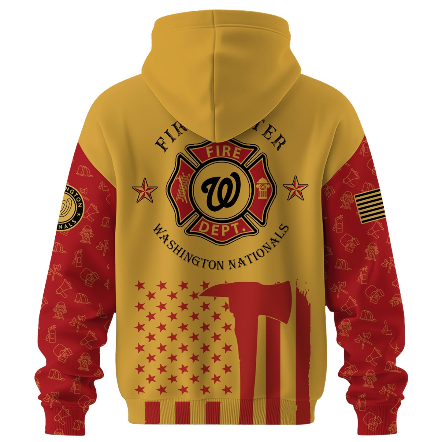 Washington Nationals MLB x Firefighter Appreciation Night Special Edition Hoodie 2025