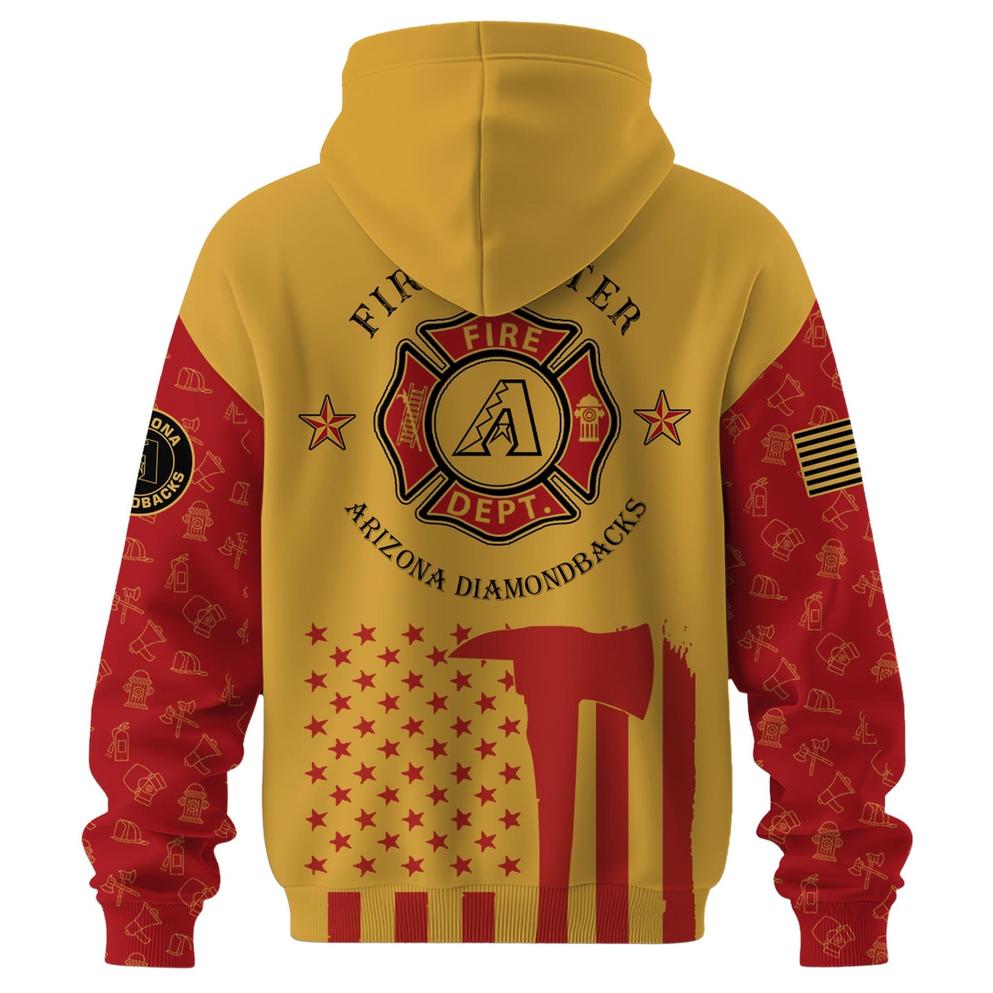 Arizona Diamondbacks MLB x Firefighter Appreciation Night Special Edition Hoodie 2025