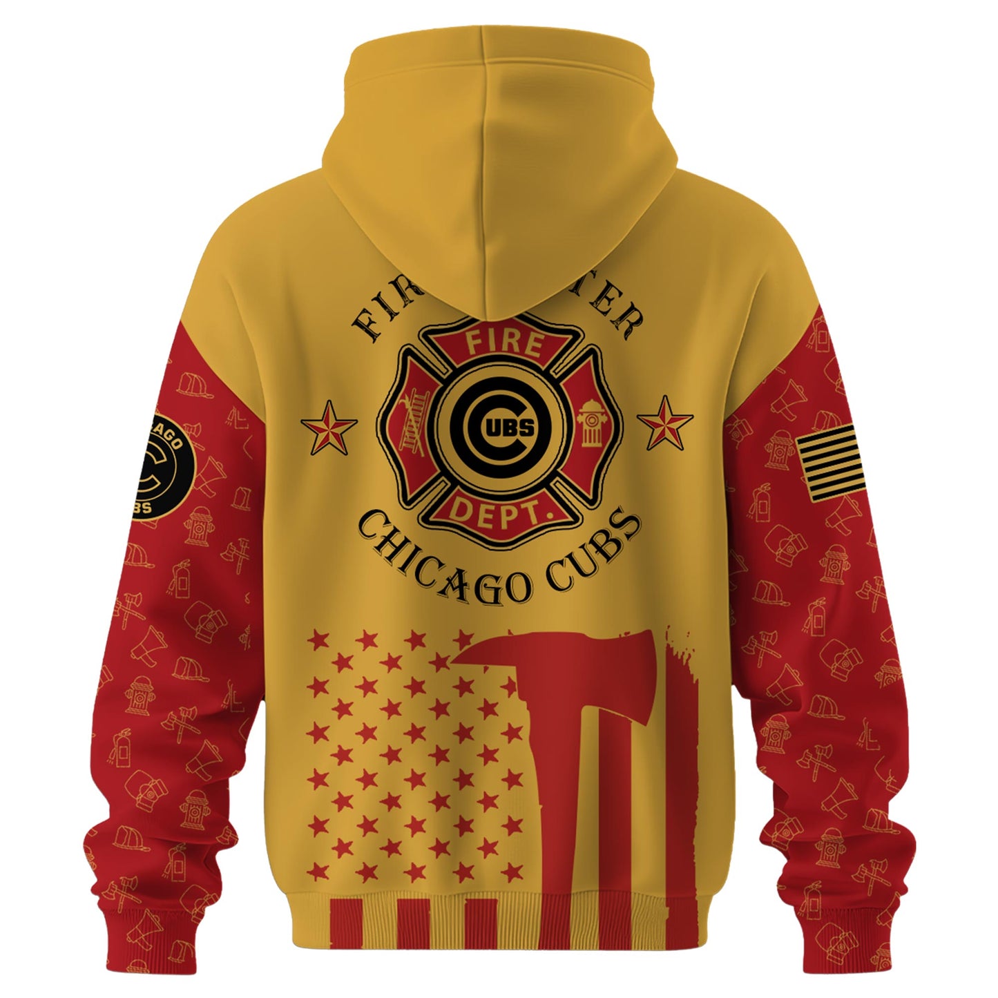 Chicago Cubs MLB x Firefighter Appreciation Night Special Edition Hoodie 2025